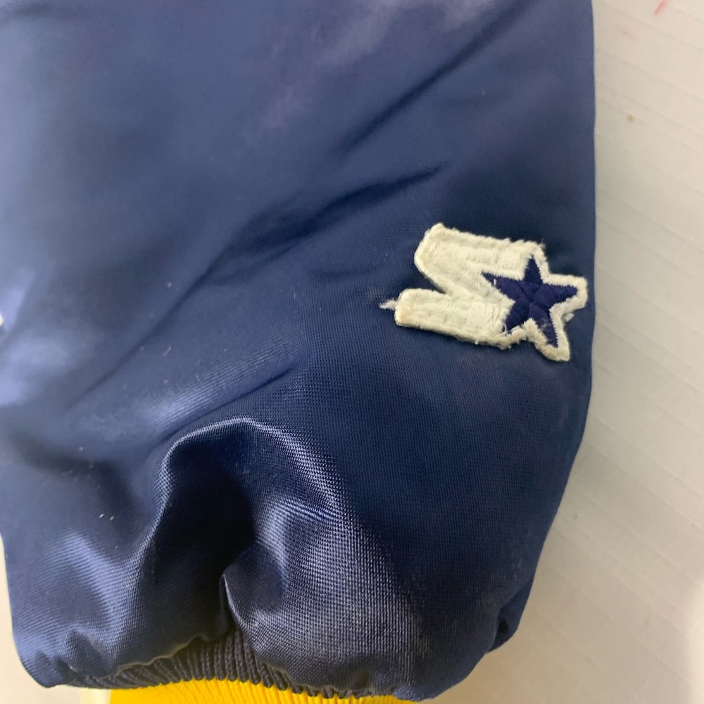 Vintage Norte Dame Bomber Jacket Large by Starter - Picture 4 of 8